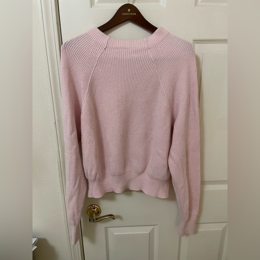 FREE PEOPLE PINK SWEATER SIZE L